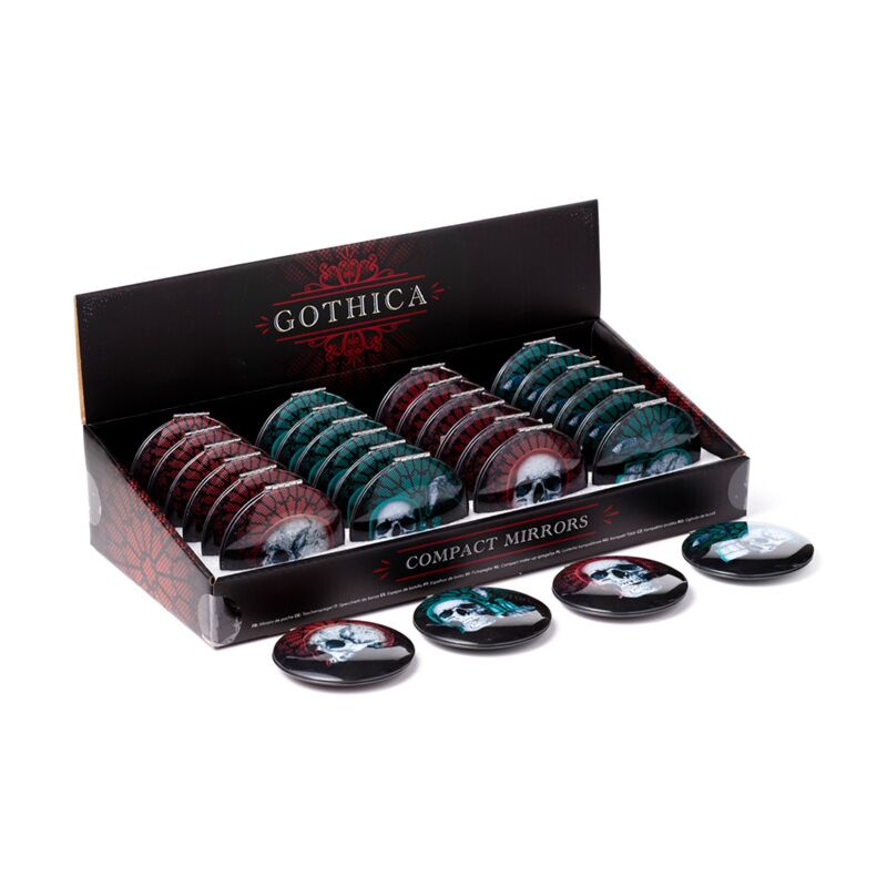 Afbeelding laden in galerijviewer, Gothica compact make up spiegeltje

