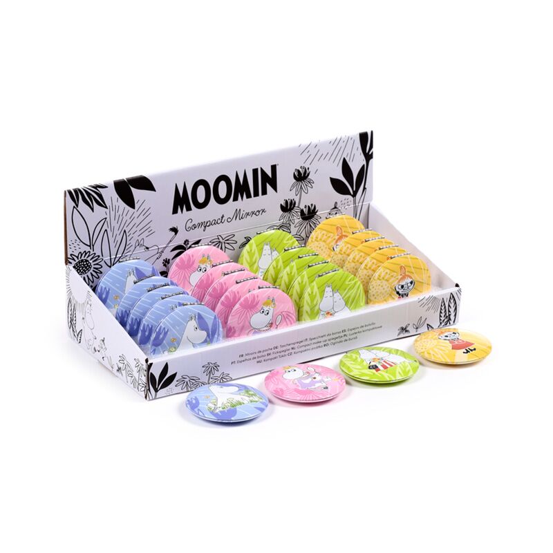 Afbeelding laden in galerijviewer, Union moomin tammi compact make up spiegeltje
