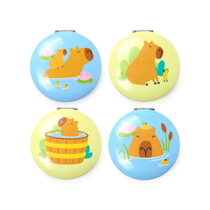 Afbeelding laden in galerijviewer, Capybara compact make up spiegeltje
