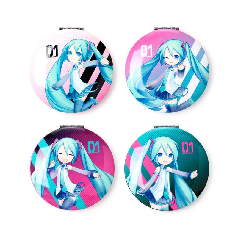 Afbeelding laden in galerijviewer, Union hatsune miku compact make up spiegeltje
