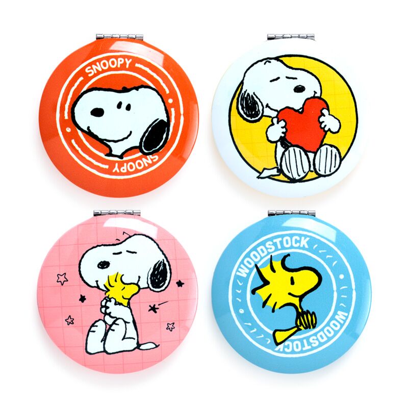 Afbeelding laden in galerijviewer, Union peanuts snoopy woodstock compact make up spiegeltje -
