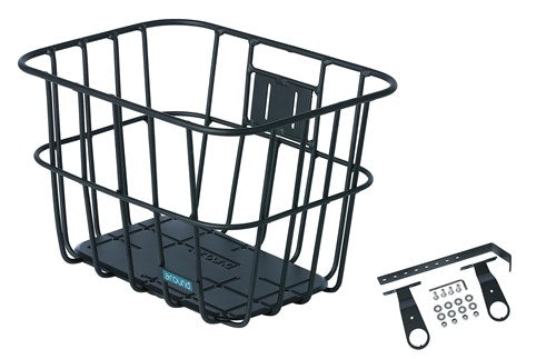 Mp mijnen pieper bv around ace vr-alu mand vast incl. bevestigingsmateriaal mat zwart