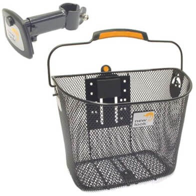 Afbeelding laden in galerijviewer, fietsmand Toscane Smartlock voor 19 liter zwart

