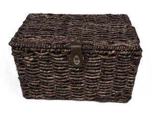 Bakkersmand bruin medium 40x26x25 met deksel