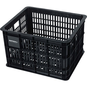 Basil fietskrat M - medium - 29.5 liter - zwart