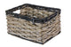 Basil fietsmand dijon l 36 x 49 x 27 cm - grijs zwart