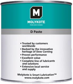 Molykote d wit montagepasta 1kg (blik)