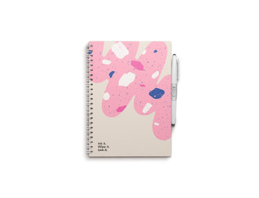 Moyu uitwisbaar notitieboek - hardcover a5 - flamingo desert