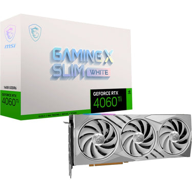MSI MSI GeForce RTX 4060 Ti GAMING X SLIM WHITE 16G
