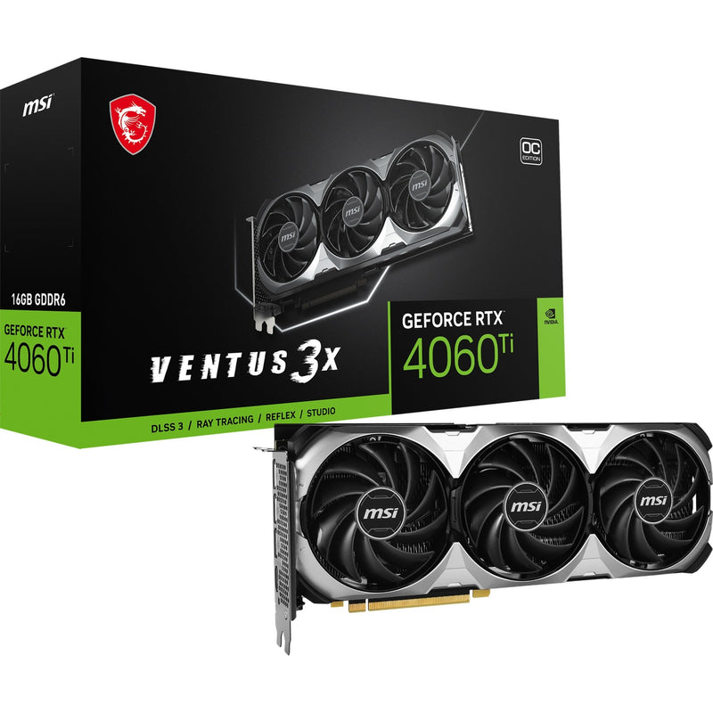 Afbeelding laden in galerijviewer, MSI MSI GeForce RTX 4060 Ti VENTUS 3X 16G OC
