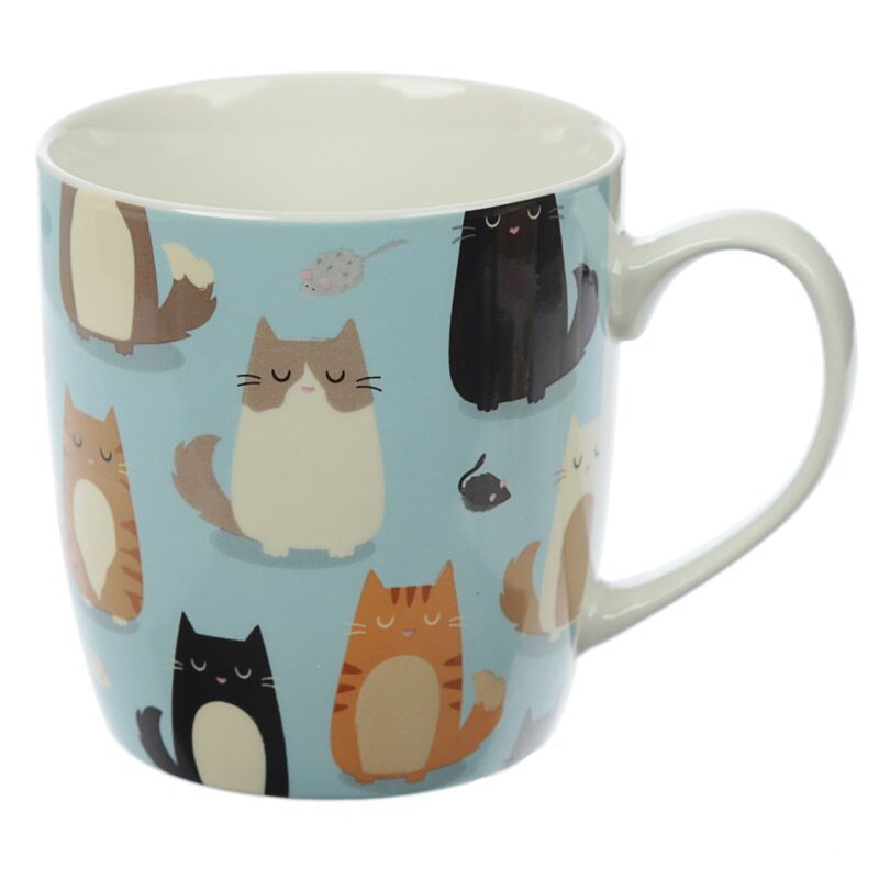 Afbeelding laden in galerijviewer, Feline fine kat porselein mok
