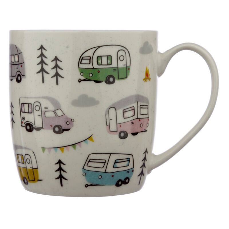 Afbeelding laden in galerijviewer, Wildwood caravan porselein mok
