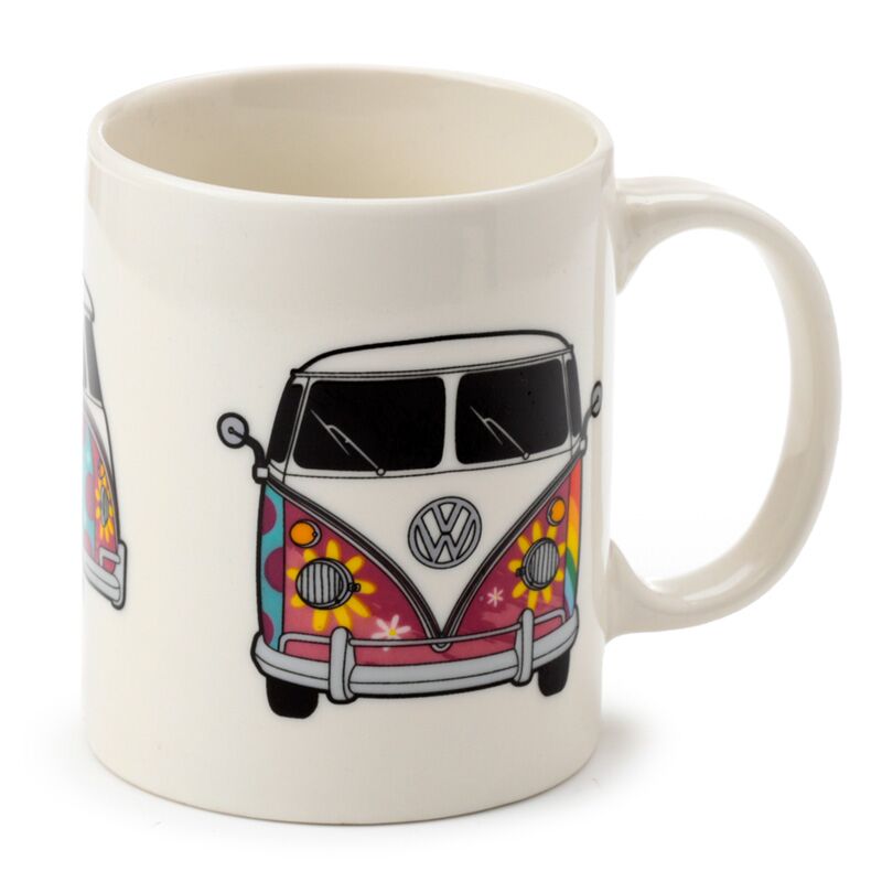 Afbeelding laden in galerijviewer, Volkswagen busje vw t1 summer porselein mok
