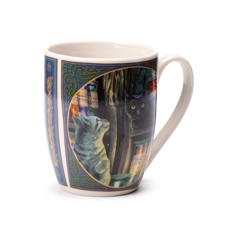 Afbeelding laden in galerijviewer, Lisa parker magical emporium kat porselein mok
