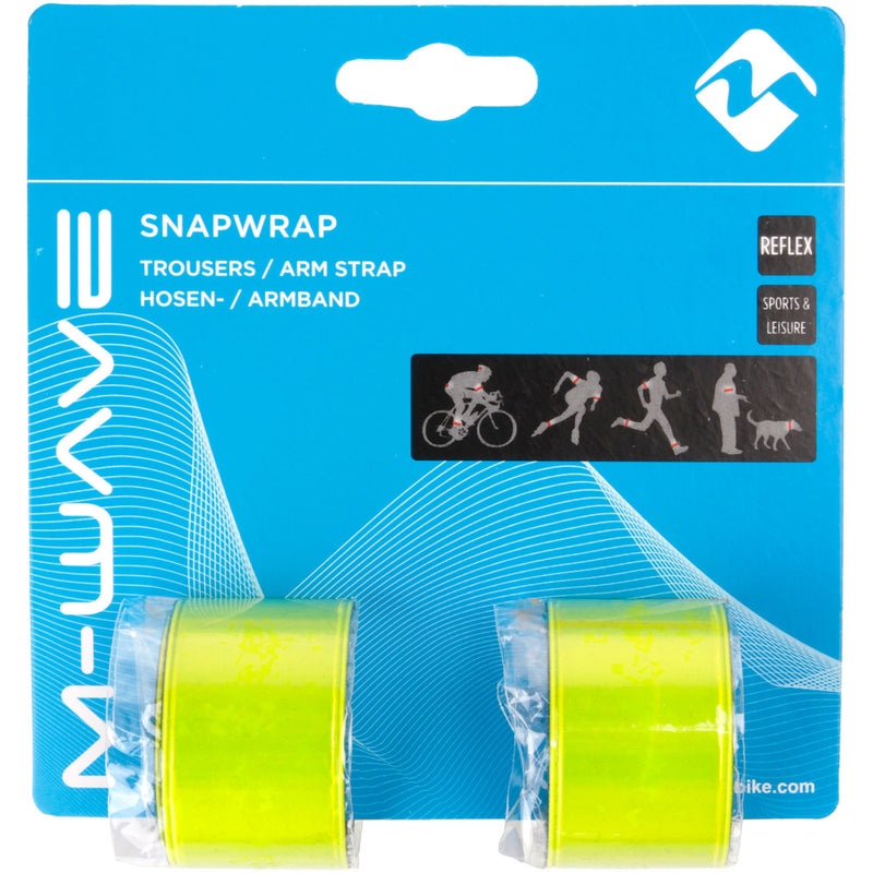 Afbeelding laden in galerijviewer, Messingschlager m-wave reflector snapwrap armen en benen geel (2st)
