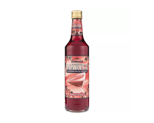 Siebrand marise alcohol vrije frambozen kersen likeur (0.75 liter)