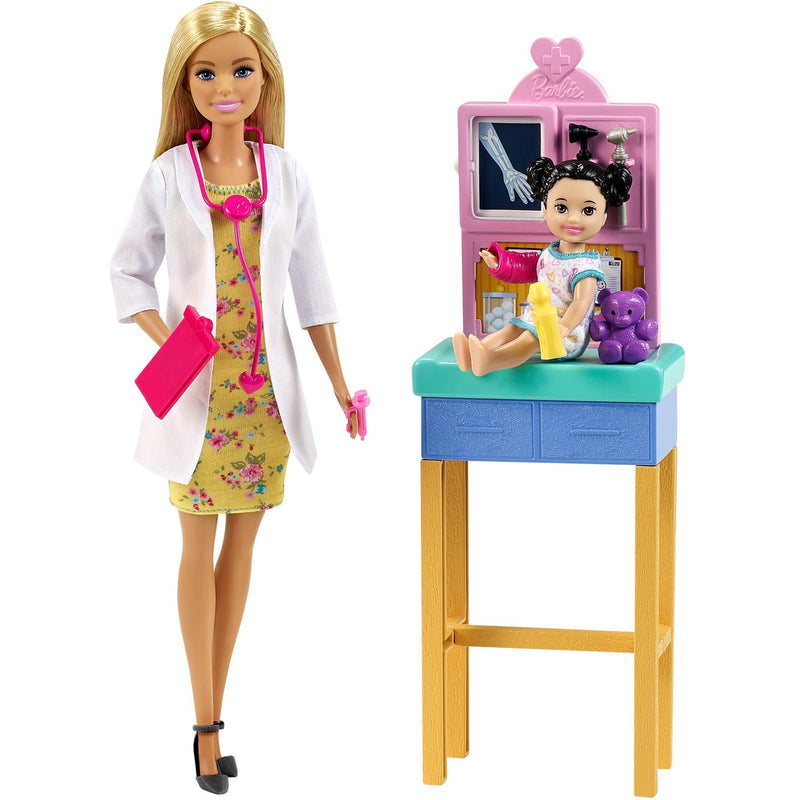 Afbeelding laden in galerijviewer, Mattel Carrièrepop Kinderarts speelset
