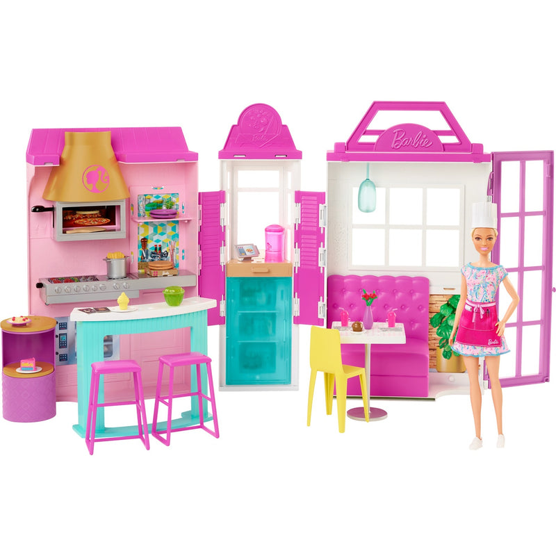 Afbeelding laden in galerijviewer, Mattel Cook ‘n Grill Restaurant pop en speelset
