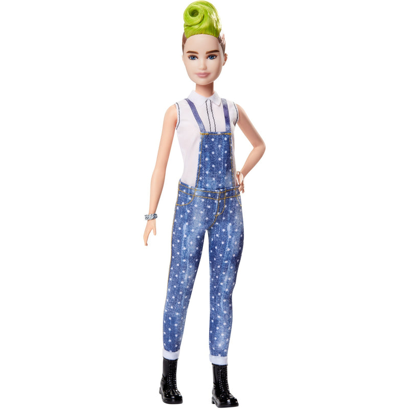 Afbeelding laden in galerijviewer, Mattel Fashionistas Doll 124 Mohawk
