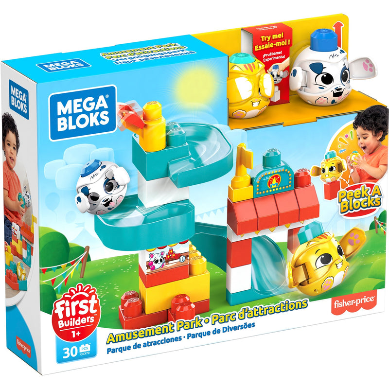 Afbeelding laden in galerijviewer, Mattel Peek a Blocks Pretpark
