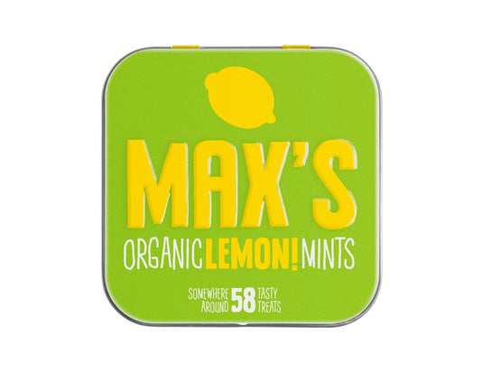 Max organic mints lemon mints - 35gr