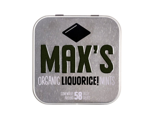 Max organic mints liquorice mints - 35gr