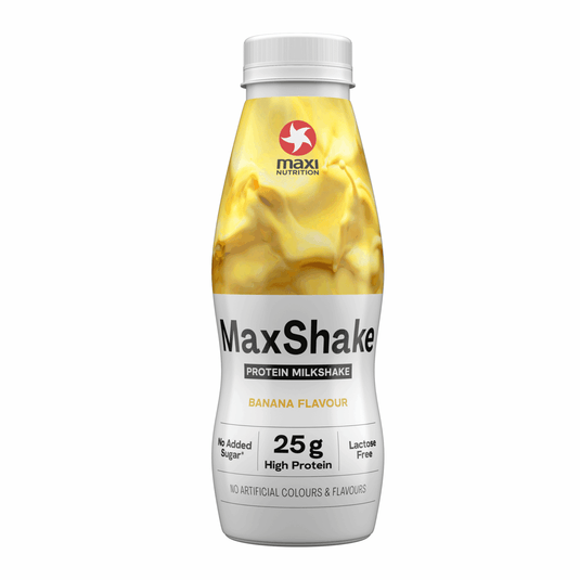 Maxi nutrition maxinutrition maxshake protein milkshake banana (12x 330ml)