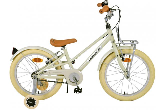 Afbeelding laden in galerijviewer, Volare Melody Kinderfiets - Meisjes - 18 inch - Zand - Twee handremmen
