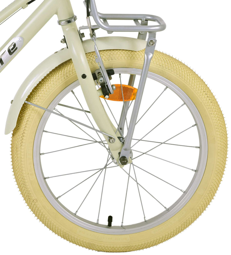Afbeelding laden in galerijviewer, Volare Melody Kinderfiets - Meisjes - 18 inch - Zand - Twee handremmen
