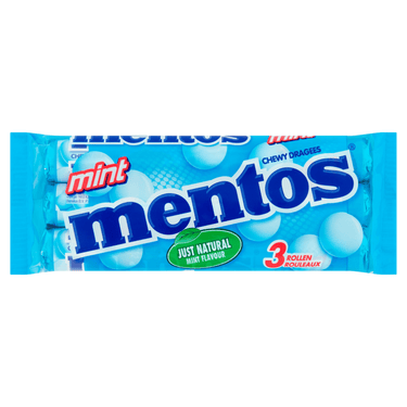 Mentos mint 3-pack (25 stuks)