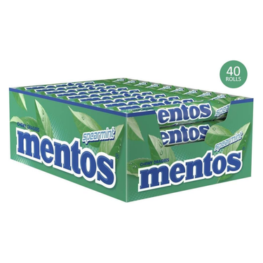 Mentos spearmint rol (40x 37.5gr)