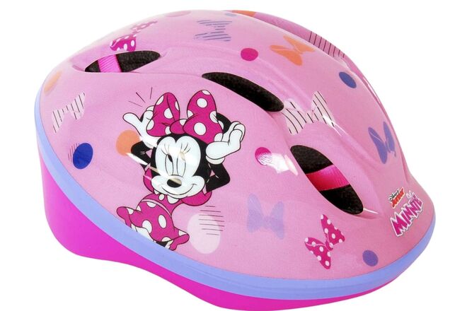 Afbeelding laden in galerijviewer, fietshelm Disney Minnie Bow-Tique 52-56 cm roze
