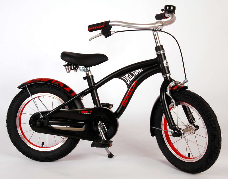 Afbeelding laden in galerijviewer, Volare Miracle Cruiser Kinderfiets - Jongens - 14 inch - Mat Zwart - Prime Collection
