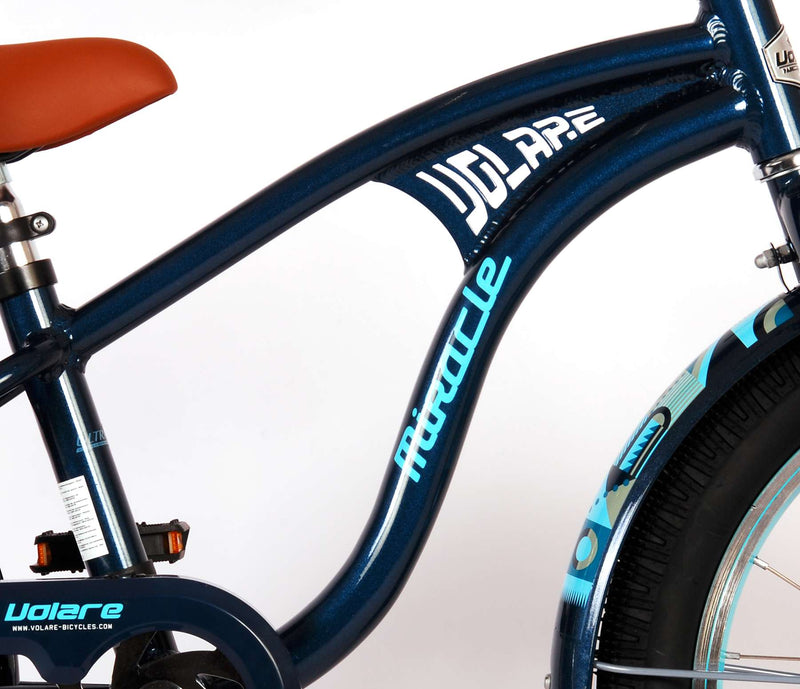 Afbeelding laden in galerijviewer, Volare Miracle Cruiser Kinderfiets Jongens 18 inch Mat Blauw Prime Collection
