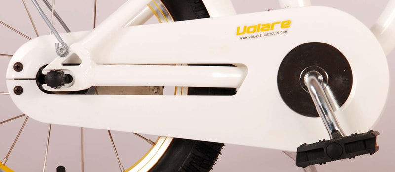 Afbeelding laden in galerijviewer, Volare Miracle Kinderfiets - Meisjes - 14 inch - Wit - Prime Collection
