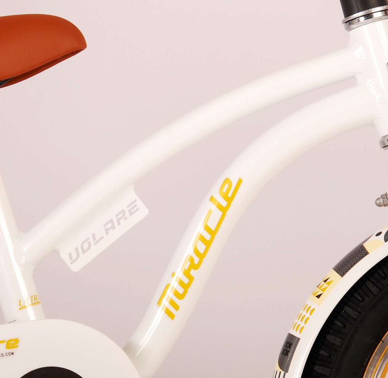 Afbeelding laden in galerijviewer, Volare Miracle Kinderfiets - Meisjes - 14 inch - Wit - Prime Collection
