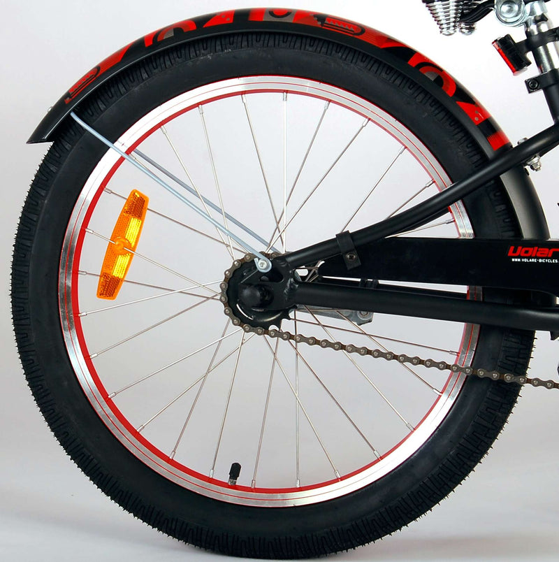 Afbeelding laden in galerijviewer, Volare Miracle Cruiser Kinderfiets Jongens 20 inch Mat Zwart Prime Collection
