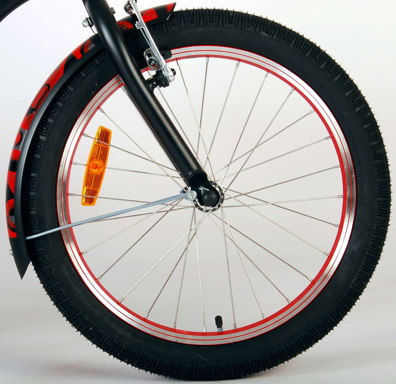 Afbeelding laden in galerijviewer, Volare Miracle Cruiser Kinderfiets Jongens 20 inch Mat Zwart Prime Collection
