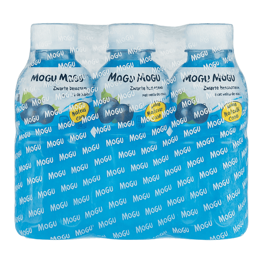 Mogu mogu zwarte bessen fles (6x 320ml)