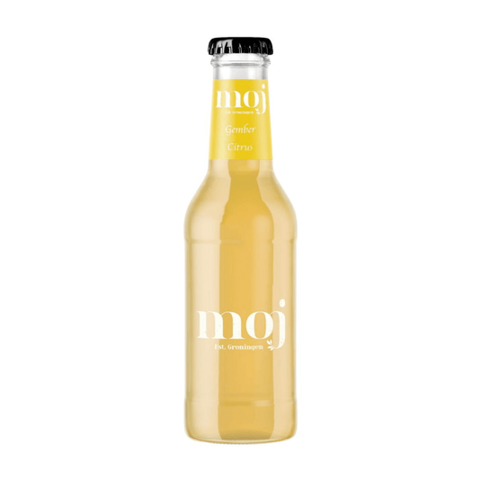 Moj bio gember-citrus lemonade glazen flesje (12x 0.2 liter)