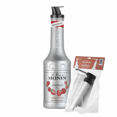 Monin puree passion strawberry + pompje (combi)