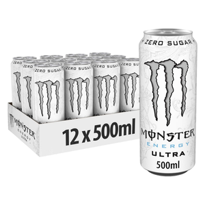 Monster energy ultra white blik (12x 500ml)