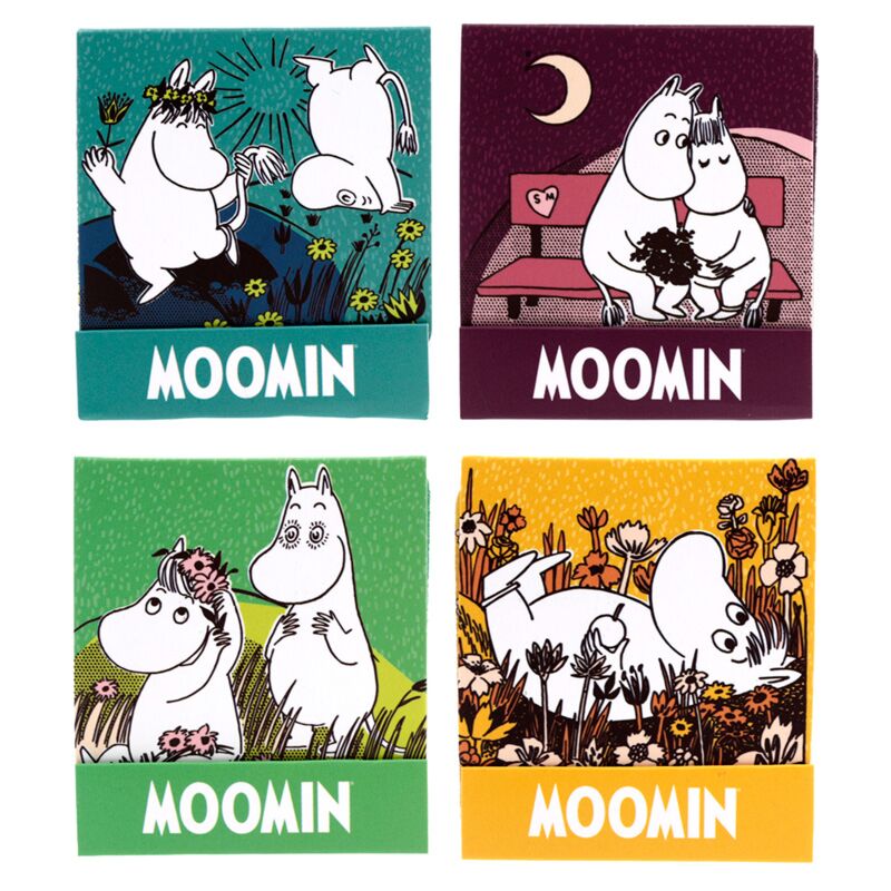 Afbeelding laden in galerijviewer, Abi moomin matchbook luciferboekje nagelvijlen
