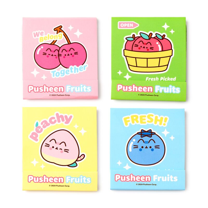 Afbeelding laden in galerijviewer, Union pusheen de kat fruit nagelvijl boekje
