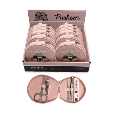 Union pusheen de kat sushi club 5-delige manicureset met rits