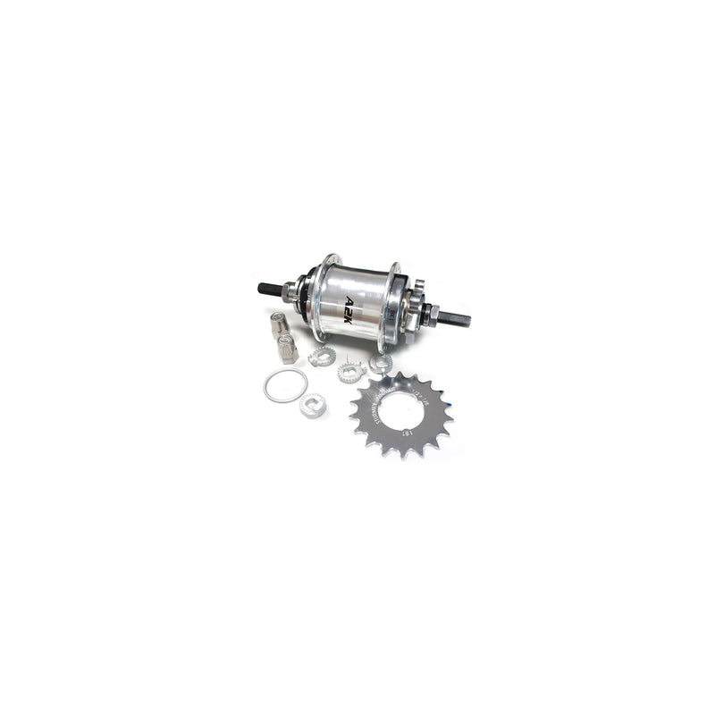 Afbeelding laden in galerijviewer, Sturmey archer versnellingsnaaf onderdelenset automatic a2k dual. automatic hub st.a. disc 36l. silver
