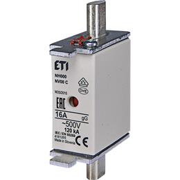 Eti meszekering 25a - 500v din nh00c gg | 3 stuks