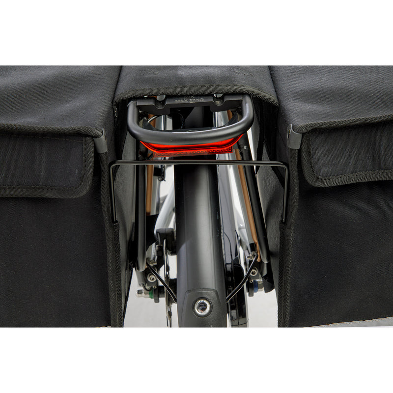 Afbeelding laden in galerijviewer, Burgers - new looxs tas new looxs double pannier deluxe zwart | 46l
