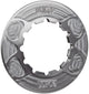 Tune aluminium centerlock lock ring silver internal