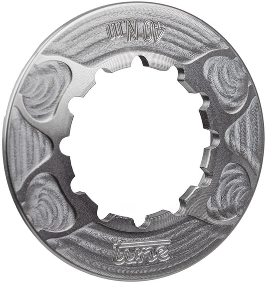 Tune aluminium centerlock lock ring silver internal